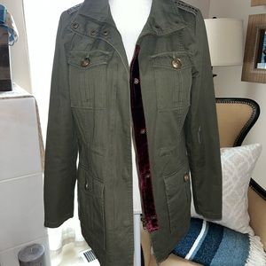 Steve Madden Military Jacket sz med